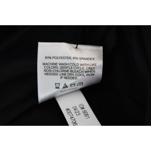 Express Editor 07470611 Women's Sz 14 R Black High-Rise Skinny Dress Pants - Picture 6 of 12